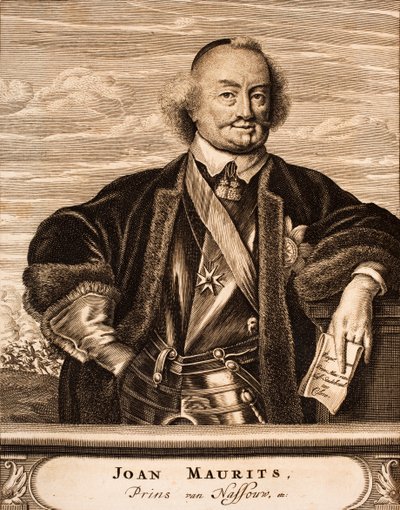 Portret van Johan Maurits, Prins van Nassau-Siegen, 1675 door Unbekannt