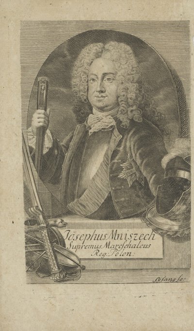 Portret van Jozef Wandalin Mniszech 1670-1747, voor 1734 door Unbekannt