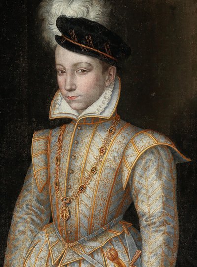 Portret van Koning Karel IX van Frankrijk door Unbekannt