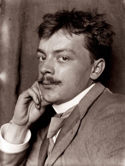 Portret van Koloman Moser, 1890 door Unbekannt
