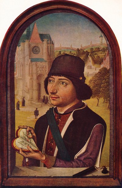 Portret van Lodewijk XI, c1456-58 door Unbekannt