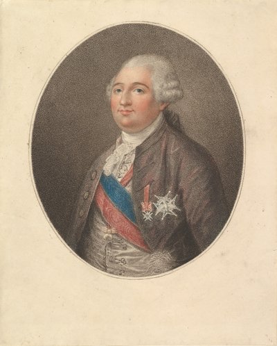 Portret van Lodewijk XVI, laat 18e eeuw door Unbekannt