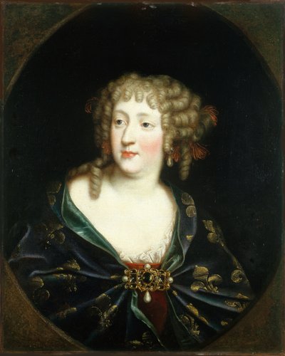 Portret van Maria Theresa van Spanje 1638-1683, Koningin van Frankrijk, ca. 1675 door Unbekannt