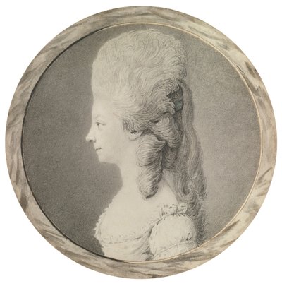 Portret van Marie Louise van Savoye 1749-1792, Prinses van Lamballe, Tweede Helft van de 18e eeuw door Unbekannt