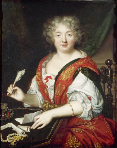 Portret van Marie de Rabutin-Chantal, Markiezin de Sévigné, ca. 1680 door Unbekannt