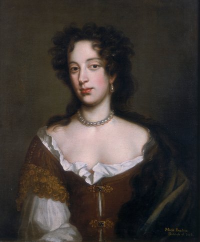 Portret van Mary van Modena, c1680 door Unbekannt