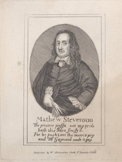 Portret van Mathew Stevenson door Unbekannt