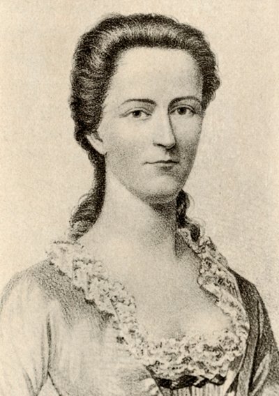 Portret van mevrouw Mary Faneuil uit Boston, regeerperiode van George II, ca. 1760, 1937 door Unbekannt