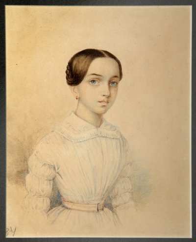 Portret van O.A. Rehbinder door Unbekannt