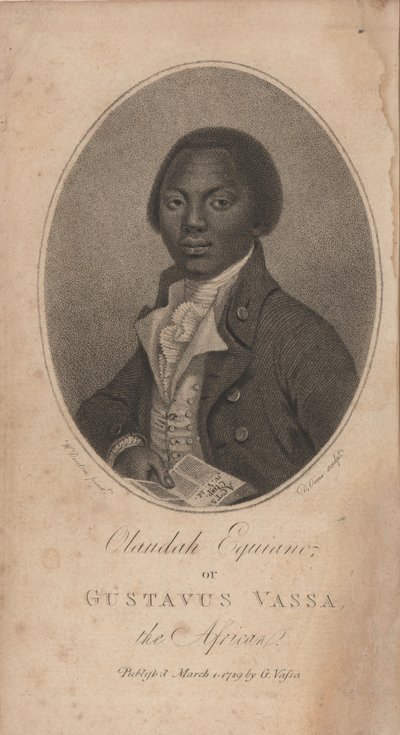 Portret van Olaudah Equiano bekend als Gustavus Vassa 1745-1797, 1789 door Unbekannt