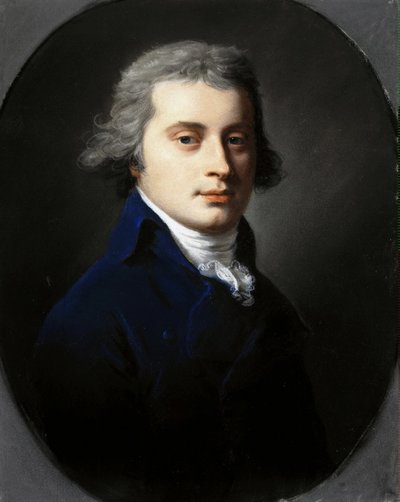Portret van Pavel Petrovich Bakunin 1766-1805, 1790s door Unbekannt
