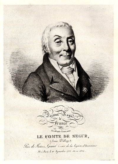Portret van Philippe Henri, markies de Ségur 1724-1801, Begin 19e eeuw door Unbekannt