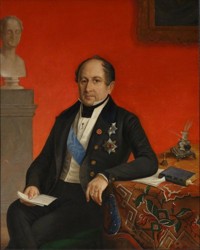 Portret van prins Alexander Nikolayevich Golitsyn 1773-1844, tussen 1826 en 1834 door Unbekannt