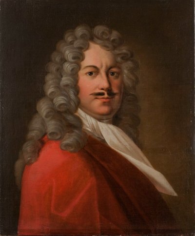 Portret van prins Andrey Yakovlevich Khilkov 1676-1718 (1800s) door Unbekannt