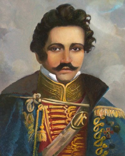 Portret van Prins Nikolay Borisovich Galitzin 1794-1866 door Unbekannt