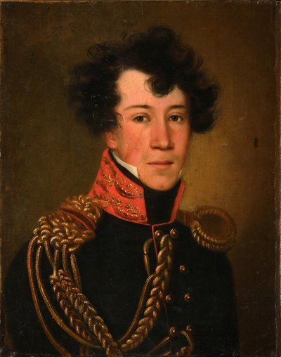 Portret van Prins Nikolay Fyodorovich Golitsyn 1789-1860, 1810s door Unbekannt