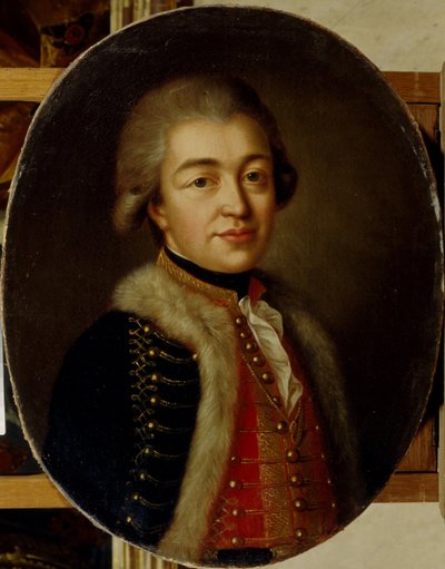Portret van Prins Stepan Borisovich Kurakin door Unbekannt