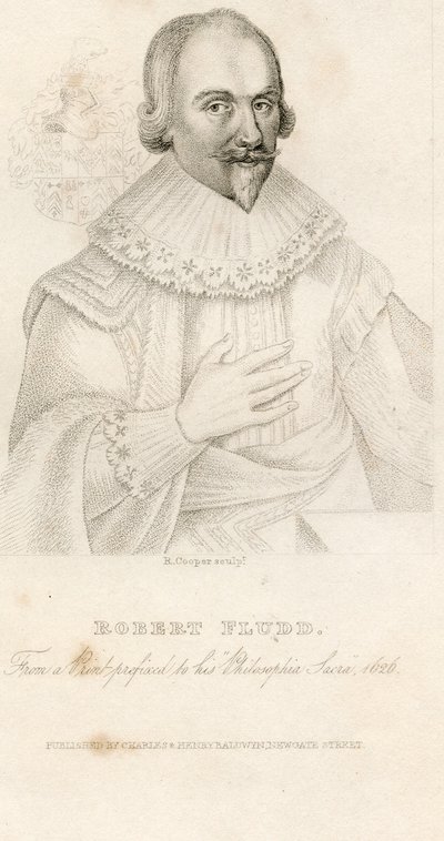 Portret van Robert Fludd 1574-1637, 1626 door Unbekannt