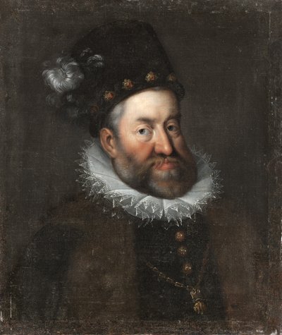 Portret van Rudolf II van Oostenrijk, Heilige Roomse Keizer door Unbekannt