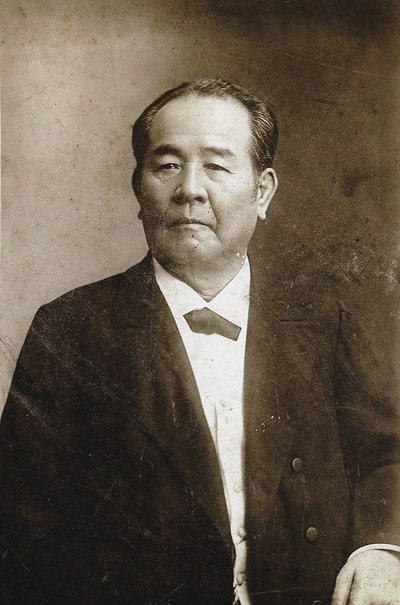 Portret van Shibusawa Eiichi 1840-1931, ca. 1890 door Unbekannt