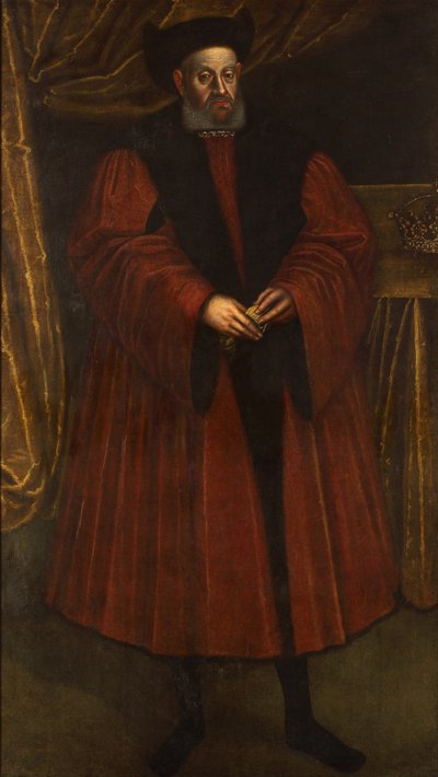 Portret van Sigismund I van Polen 1467-1548 door Unbekannt