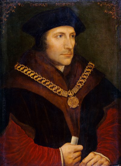 Portret van Sir Thomas More, ca. 1600 door Unbekannt