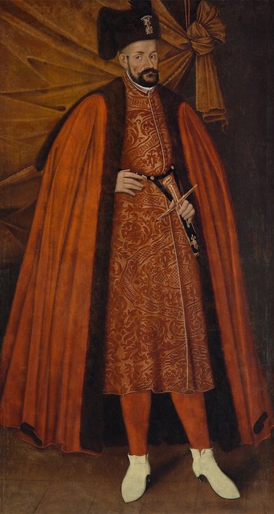 Portret van Stefan Báthory van Polen door Unbekannt