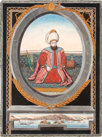 Portret van Sultan Murad II 1404-1451 door Unbekannt