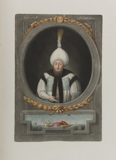 Portret van Sultan Mustafa III 1717-1774 door Unbekannt