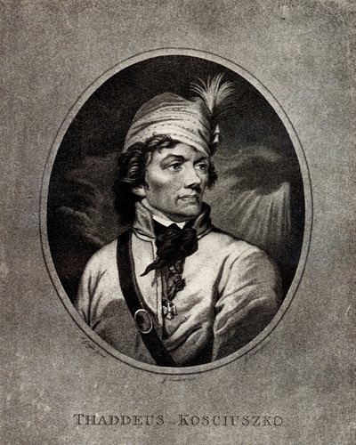Portret van Tadeusz Kosciuszko, 1746-1817, begin 19e eeuw door Unbekannt