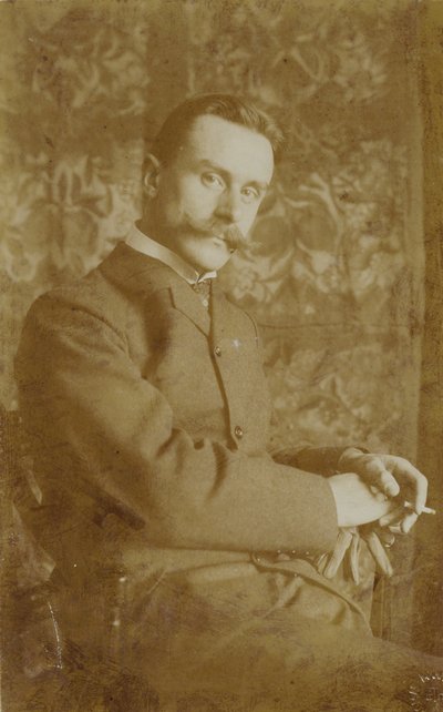 Portret van Thomas Mann 1875-1955, ca. 1902 door Unbekannt