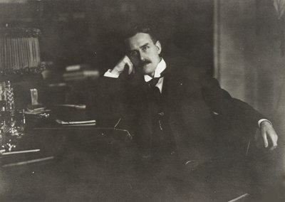 Portret van Thomas Mann, c.1910 door Unbekannt