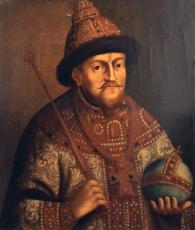 Portret van Tsaar Michael Feodorovich, eerste helft van de 19e eeuw door Unbekannt