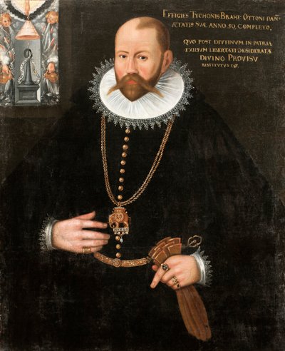 Portret van Tycho Brahe door Unbekannt