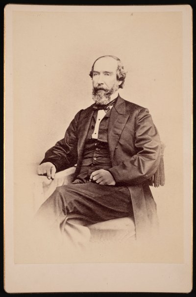 Portret van Walter Lenox 1817-1874, voor 1874 door Unbekannt