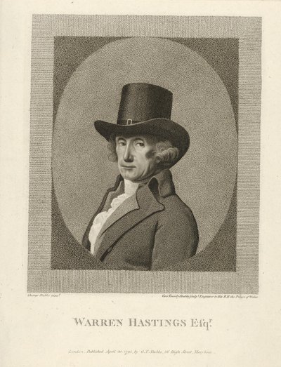 Portret van Warren Hastings, Esq. door Unbekannt