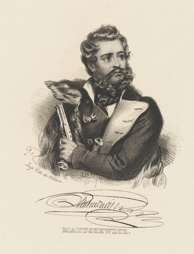 Portret van Wincenty Matuszewicz 1801-1830 door Unbekannt