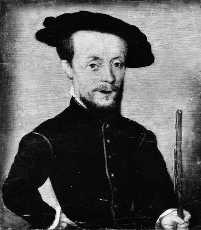 Portret van een dwerg door Unbekannt
