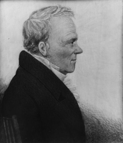 Portret van een heer door Unbekannt