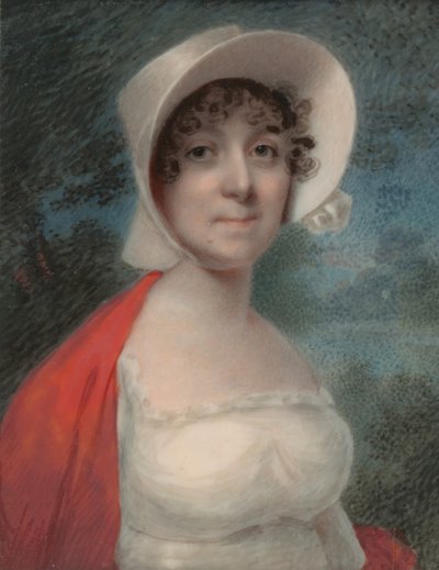 Portret van een dame door Unbekannt