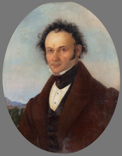 Portret van een man door Unbekannt