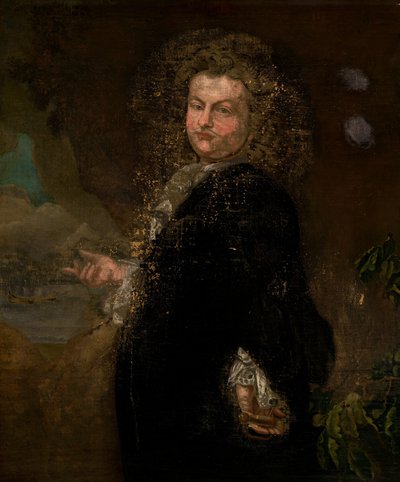 Portret van een man, eerste kwart 18e eeuw door Unbekannt