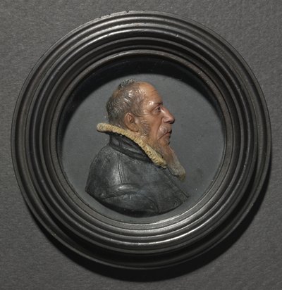 Portret van een Man in Zwart door Unbekannt