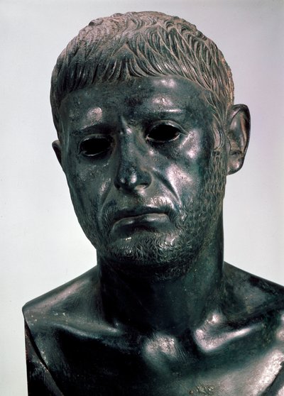 Portret van een Romein Sextus Pompeius, tweede helft van de 1e eeuw v.Chr. door Unbekannt