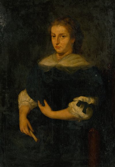 Portret van een vrouw door Unbekannt