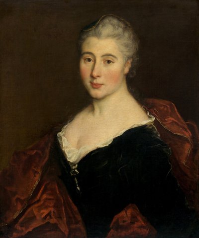 Portret van een Vrouw, ca. 1711 door Unbekannt