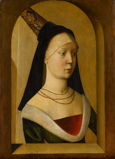 Portret van een Vrouw, ca. 1470-80 door Unbekannt