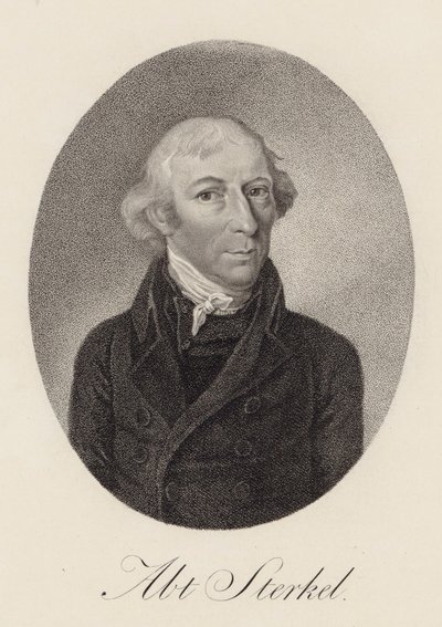 Portret van pianist en componist Franz Xaver Sterkel 1750-1817, 1816 door Unbekannt