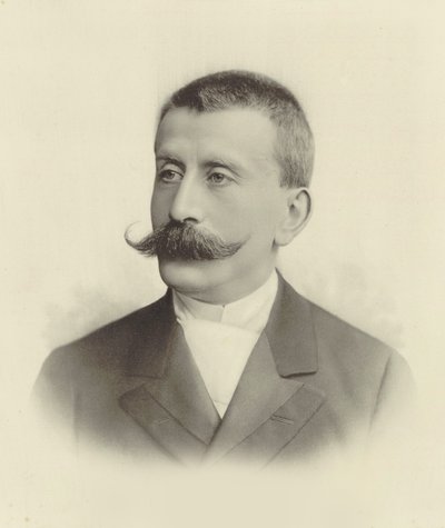 Portret van pianist en componist Moritz Moszkowski 1854-1925 door Unbekannt