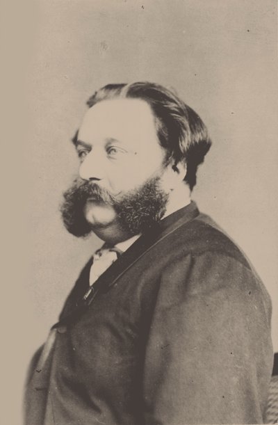 Portret van de componist Alfred Jaëll door Unbekannt